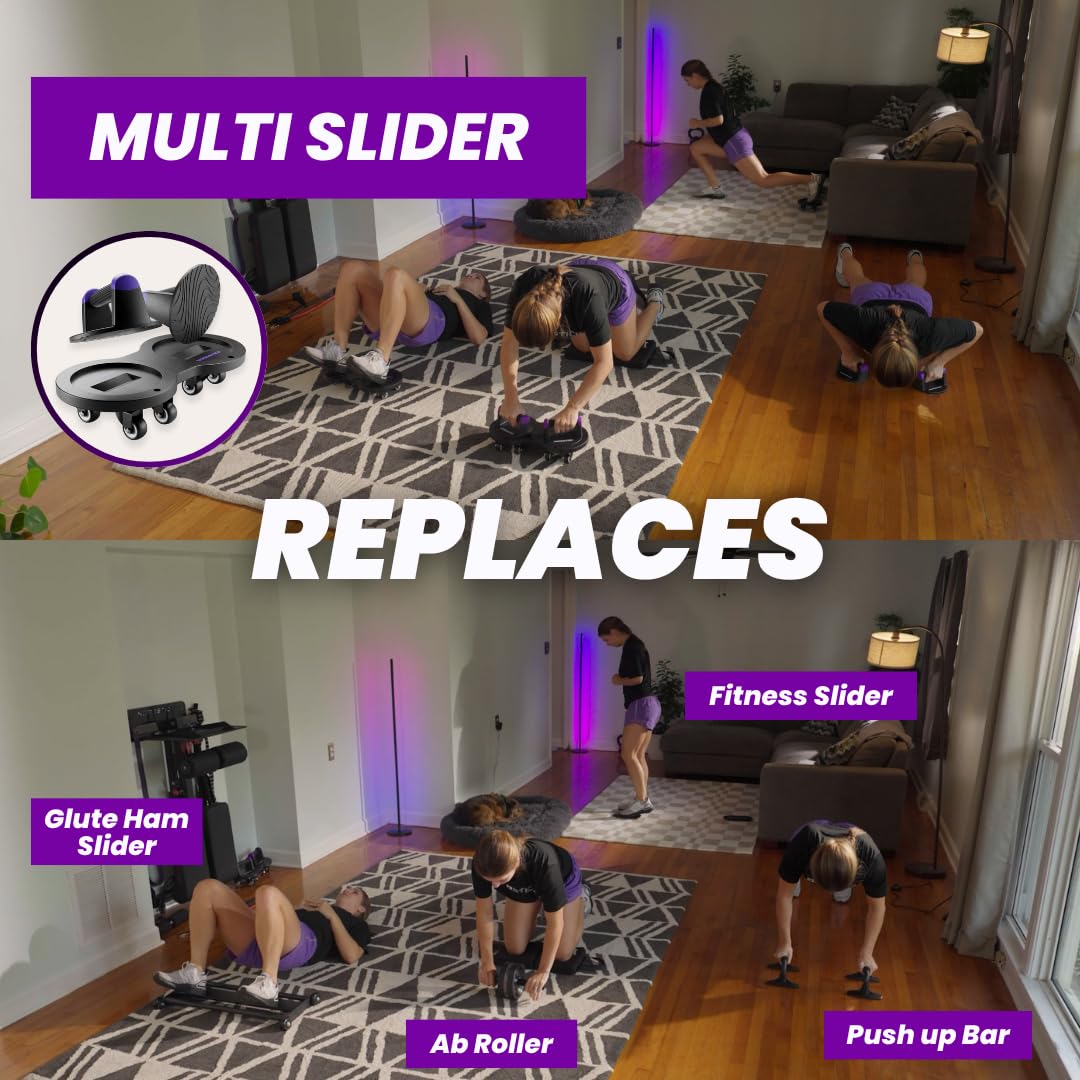 Multi Slider Home Gym Workout Device – All-in-One Core Training System ...