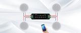 Herdio 5.25” 4PCS Flush Mount Bluetooth Ceiling Speaker System Max Power 600W Great For Humid Indoor