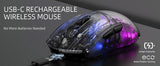 MAMBASNAKE x ATTACK SHARK X2PRO Wireless Gaming Mouse with Full Transparent