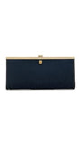 Women's Pre-Loved Dior Diorissimo Canvas Trotter Clutch