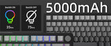 MAMBASNAKE x ATTACK SHARK X85 Gasket Mechanical Keyboard with Knob
