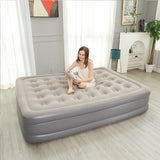 2 Persons Inflatable Mattress Camping Folding Home Indoor Outdoor