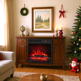 18 Inch Electric Fireplace Insert with Remote Control and 7 Realistic Flame