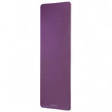 Gaiam Essentials Thick Yoga Mat Fitness & Exercise Mat with Easy-Cinch Carrier Strap, Purple, 72"L X 24"W X 2/5 Inch Thick, 10mm Gaiam