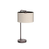 Tall Table Lamp with USB C+A Ports, Fully Stepless Dimmable Modern Minimalist Bedside Nightstand Lamp
