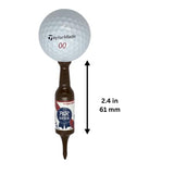 Beer Bottle Golf Tee - Unbreakable and Recyclable Plastic Tee 6 Pack - Golf Gift for Men - Bachelor Party (P A R)