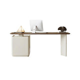 AQWASYUTER Office Computer Desk Solid Wood Desk