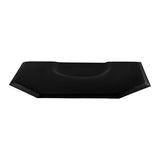 Salon Mat for Hair Stylist, 4 x 5 FT Hexagon Salon Chair Mat Anti Fatigue, 1-inch Thickened Barber Shop Floor Mat with Round Cut Out
