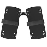 ATIVAFIT Adjustable Dumbbell Stand for Home Gym, Heavy Duty Dumbbell Rack with Adjustable Safety Strap, Space Saving Weight Stand with Wheels, Ergonomic Storage Rack Supports Up to 220 LB