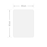 [Upgraded Version] Crystal Clear 1/5" Thick 47" x 35" Heavy Duty Hard Chair Mat, Can be Used on Carpet or Hard Floor