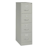 4-Drawer Metal Letter Width Vertical Filing Cabinet in Gray, Lockable, Sturdy Steel Construction
