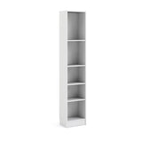 Scranton & Co 80" x 16" Modern Wood 5-Shelf Narrow Vertical Bookcase, for Living Room/Study/Office