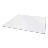 deflecto Premium Glass All Day Use Chair Mat - All Floor Types, 48 X 60, Rectangular