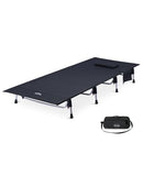 iClimb Super Easy Assemble Folding Cot Ultralight Compact Heavy Duty with Carry Bag for Adults Camping Backpacking
