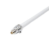 UAYESOK Amateur Base Antenna Dual Band 2m/70cm 7.2ft Fiberglass Mobile Radio Antenna Vertical Base Station Antenna 5.5/8.5dBi So239 Connector for Repeater System Radio Scanner Vehicel Truck