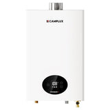 CAMPLUX Climatech 3 Tankless Water Heater Propane 3.6 GPM, 82,000 BTU High Efficiency Instant On-Demand Hot Water, 2-3 Points Gas Tankless Water Heater Indoor, White, CX360