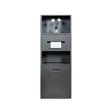 This Waterproof Stainless Steel Shower with Built-in Trash Can, Recessed Storage nizer for Bathroom