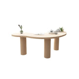 zhongxlla Standing Desk, Modern Minimalist Desk Solid Wood Office