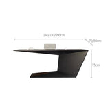 zhongxlla Standing Desk, Simple Modern Light Luxury Design Study Desk