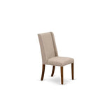 Luxe by East West Furniture NEFL9-AWA-04 - 9-piece kitchen set consists of a dinner table