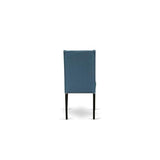 Luxe by East West Furniture NEFL9-SBB-21 - 9-piece kitchen table set consists