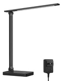 Lepro LED Desk Lamp for Home Office, 9.5W 750LM Metal Touch Control Desk Light, 5 Color Modes 5 Brightness Level, Black