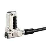 PortLock Combination Laptop Lock for USB-C Slots, 6ft Carbon Steel Security Cable, Resettable 4-Digit Code