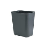 Rubbermaid Commercial Products Fire Resistant Wastebasket 7GAL/28 QT, Black, for Hospitals/Schools/Hotels/Offices