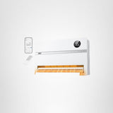 Dreo Smart Wall Heater, Electric Space Heater for Bedroom 1500W, 120° Vertical Oscillation, Adjustable Thermostat, Remote Control, 24H Timer, Easy-Mount Heater for Indoor Use, Works with Alexa, WH719S