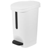 Cabilock Step On Trash Can with Foot Pedal Versatile Waste Basket for Bathroom Kitchen and Car
