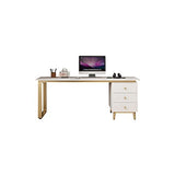TRABVVIJSC L Shaped Desk Study Single Desktop Computer Desk