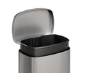 Garvee Step-on Stainless Steel Kitchen Trash Can - 13 Gal / 50 L Large Capacity, Rustproof Metal Garbage Bin with Soft Close Lid