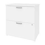 Bestar Universel 29W Lateral File Cabinet in White