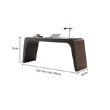 zhongxlla Standing Desk, Minimalist Solid Wood Desk - Light Luxury PC Table for Home Office