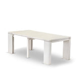 Luxe by East West Furniture X12X2-00W-27-13 Pieces Extendable Dining Set Includes a Rectangle Xtenczar Dining Table and 12 Light Gray