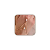 YOIHUR Rose Gold Hand Chain Bracelet, 925 Sterling Silver Finger Ring Bracelet, Adjustable Hand Chains, Stack Jewellery Stars and CZ Hand Jewelry Gifts for Women, 2" to 2.4" Extend