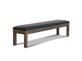 Nixon Billiards - Birdy Slate Billiard Pool Table - Grayson Grey (Club Master II, 7 ft,No Whiteglove,Dining top and Bench 2)