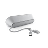 USB Computer Speaker for PC, Laptop, Monitor, Business Conference-Mini Soundbar Speakerphone