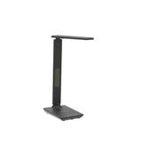 LAOPAO Desk Lamp with Wireless Charger: USB Charging Port, Table Lamp with Clock, Desk Lamps for Home Office College Dorm Room Essentials
