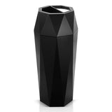 Commercial Trash Can Large Garbage Can Stainless Steel Open Top Industrial Waste Container with Lid