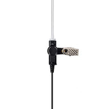 UAYESOK Waterproof Acoustic Tube Walkie Talkie Earpiece with Mic PTT Screw Thread Headset for Yaesu VX-6 VX-6R VX-7R VX-170 FT-270 Standard Horizon HX210 HX400 HX750S HX870 HX890