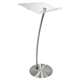 Arc 1 Stainless Steel and Acrylic Podium, Pulpit or Lectern - Kingdom