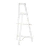 Deco 79 Acrylic Plastic Display Easel Adjustable 7 Tier Floor Standing Easel with Gold Metal