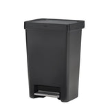 Premier Series II Step-On Trash Can for Home and Kitchen, with Lid Lock and Slow Close