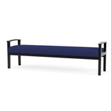 Amherst Wood Reception Waiting Room 19" 3 Seat Bench/Black Wood