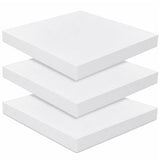 Frienda 3 Pack 3 x 20 x 20 Inch Upholstery High Density Foam Cushion Replacement Square Cut to Size Foam Couch