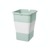 Collapsible Car Trash Can with Lid, 4L Foldable Cup Holder Garbage Bin
