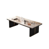 AQWASYUTER Office Computer Desk 180cm Rock Board President Boss Office Furniture