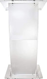 Kingdom Eclipse Acrylic Lectern, Portable Acrylic Pulpits for Churches