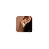 YOIHUR Gold Studs Earrings for Women Dainty Cubic Zirconia Flat Back Earrings 14K Plated Hypoallergenic Lightweight Minimalist Gold Earrings Jewelry Gifts for Women